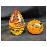 Art glass paperweights