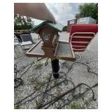 bird magnet bird feeder- 43" tall with its base,