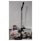 Optimus microphone and stand, panasonic