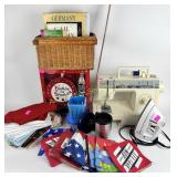 Singer sewing machine, MERRITT4528. sunbeam iron