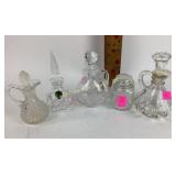 Waterford, crystal perfume clear glass bottle
