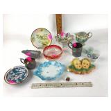 Metal curling iron hair crimper. Gold tone ring