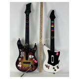 2 guitar hero PS two guitars. untested.