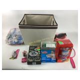 Assorted cleaning products and polishes and