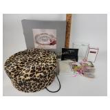 Faux leopard decorative box, Liz Claiborne