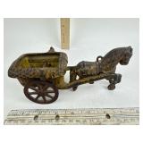 Arcade Chester Gump cast iron cart, missing
