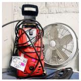 Husky power washer untested. Kool operator fan