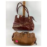 Marino Orlando made in Italy brown large purse