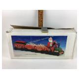 Christmas Wooden train centerpiece handcrafted