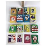 Fleer Team Stickers early 1980s baseball seasons