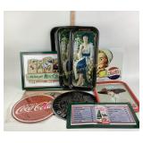 Reproduction Coke signs printed in US 1973. Have