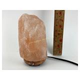 Himalayan salt lamp. Has dimming switch and