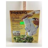 Presto salad, shooter, electric slicer shredder.