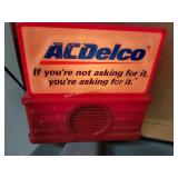 AC Delco branded radio, powers on