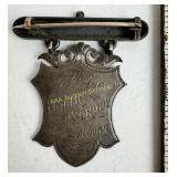 1885 medal 18th Ave Public School Banner Scholar