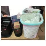 Red and white glass Christmas ornaments, clear,