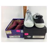 Athena Alexander, suede pumps, burgundy color