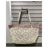 Vera Bradley cream and flowery miller bag, very