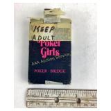 Poker Girls playing cards adult naughty risqué