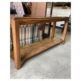 Sofa table with blast front and