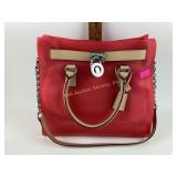 Michael Pers, Hamilton, neon pink jelly tote M