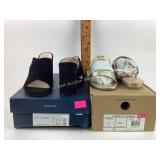 Shoes. Cole Haan scabby sandal black suede size