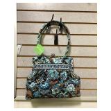 Vera Bradley, Alice, Java blue handbag. Very good