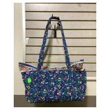 Very Bradley, blue flowery, themed handbag. Very