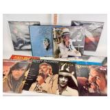 Vinyl records. Elton John greatest hits. Kiss