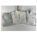 North face lease jacket white and light tan