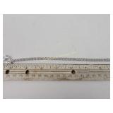 Sterling & diamond tennis bracelet total diamond