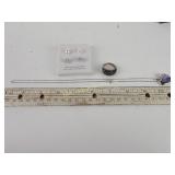 Sterling earrings, ring & necklace