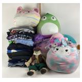 Squishmellows  Daksa, rainbow, cat purple on pink