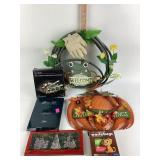 Royal Brighton relish, clear glass plate with