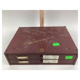 Metal two drawer case Bestfist watch parts