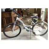 Loose estate, white bike with black and red