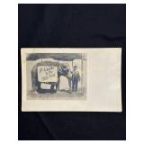 Antique RP Photograph Winnanac Indiana Mr Albert