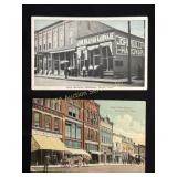 (2) antique Ohio postcards Payne John Sullivan