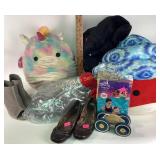 Inflatable chair. Princess Wimmer armband. A