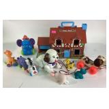 Fisher-Price family home with pieces. Not sure if