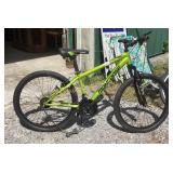 Mongoose lime green  mountain bike, Pacific cycle