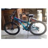 Mongoose element all-terrain teal and hot pink