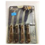 Chicago cutlery, four piece serrated steak knife