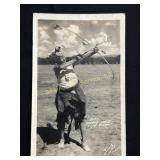 RP postcard Native American Chief Hunting Horse