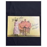 1911 postcard Why the Devil Donï¿½t You Write?