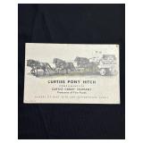 Curtiss Candy Company advertising ink blotter