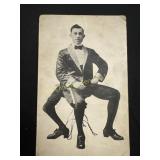 Antique photo cabinet card Francesco Lentini