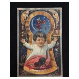 Halloween postcard Nash Series 3 Keyhole -