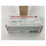 Winchester metric calibers. 7.62x25. Tokarev full
