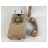 Western electric rotary wall mount phone with